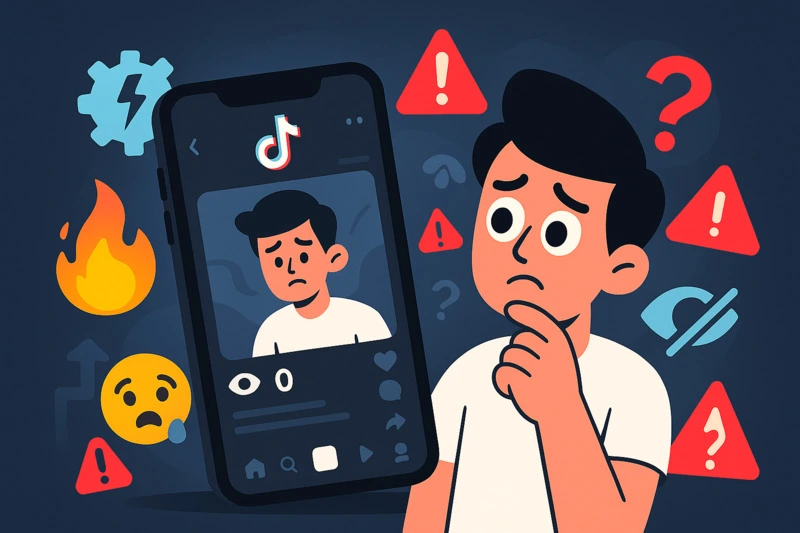 Чому TikTok не дає переглядів: 7 причин і рішення